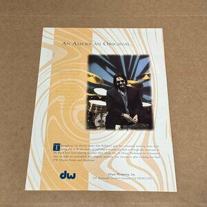 Jim Keltner - DW DRUMS - 1995 Print Advertisement